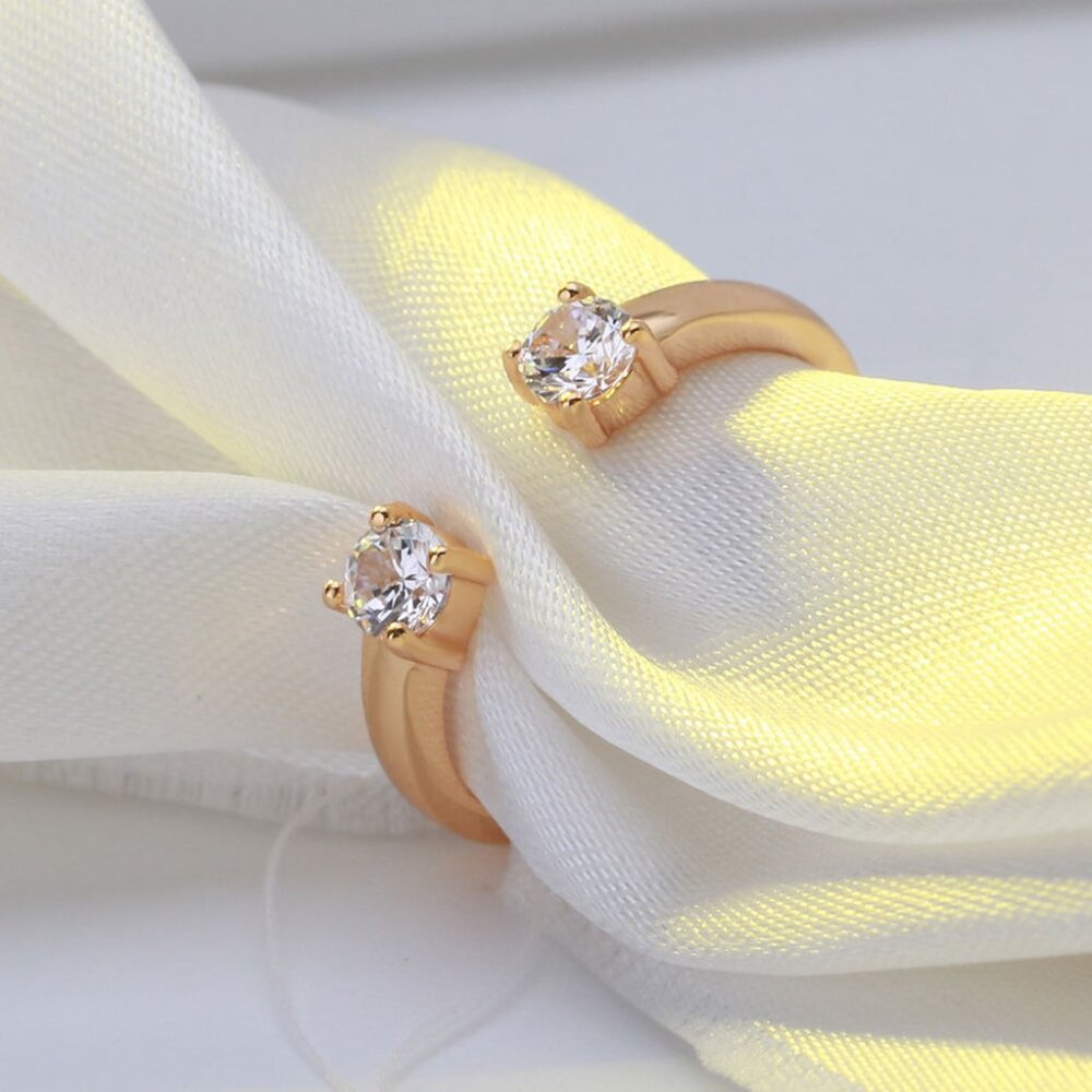 Double Halo Diamond Ring – Elegant Halo Statement Ring - Women Jewelry